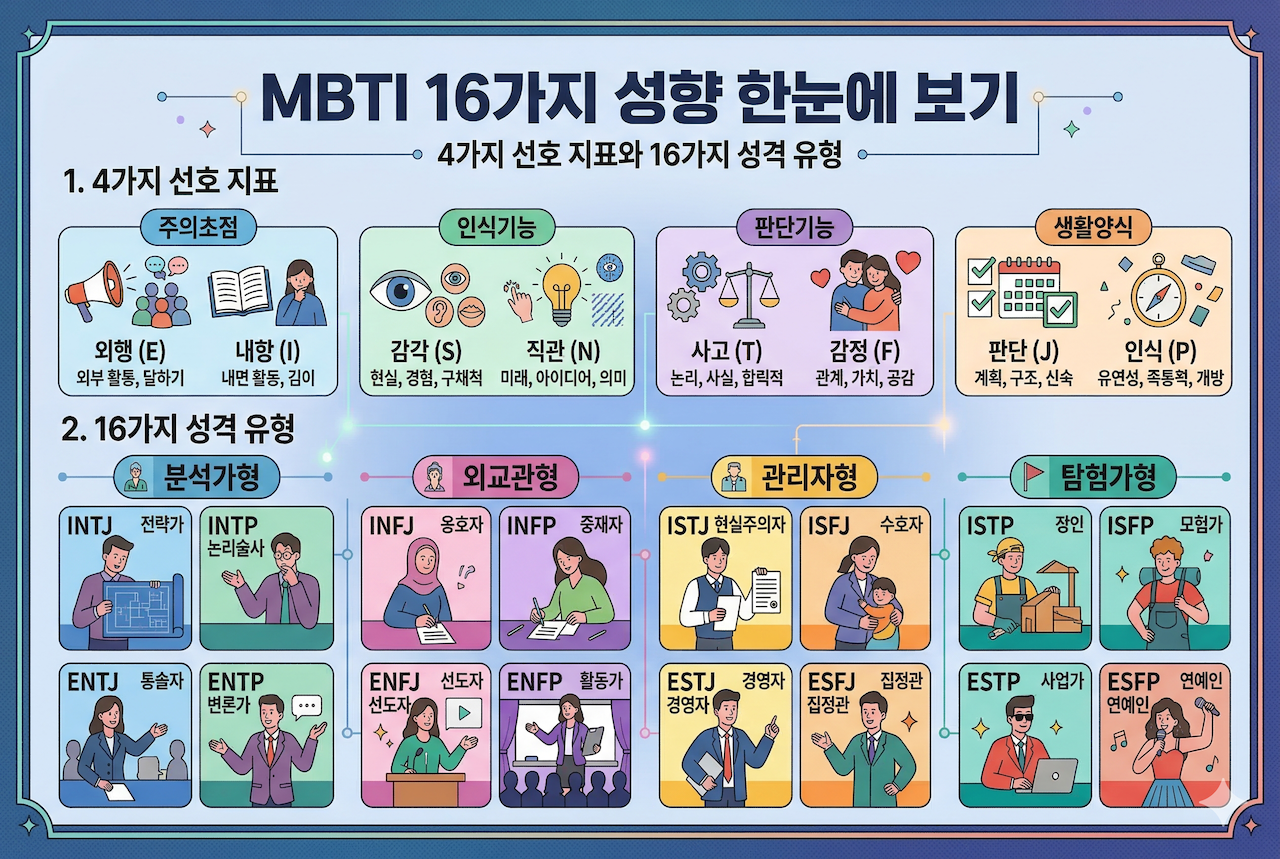 MBTI 성향이란 무엇인가