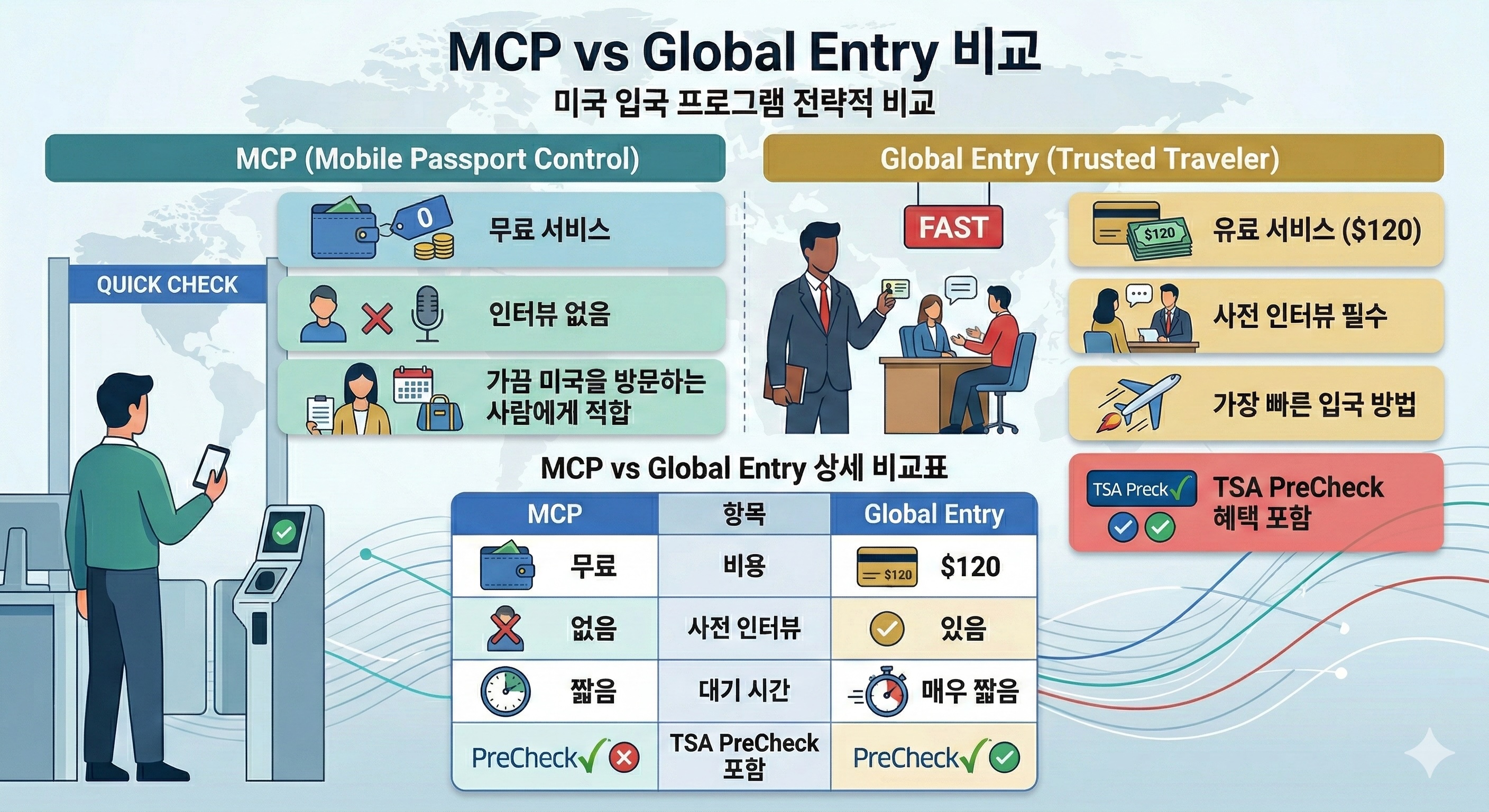 MCP vs Global Entry 비교